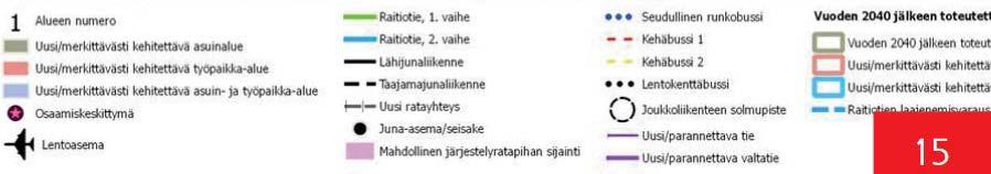 Samoin on todettu, että mikäli liikunta- ja urheilutilojen suunnittelu halutaan liittää osaksi kokonaissuunnittelua, on järkevää avata koko alueen asemakaava, jotta mm.