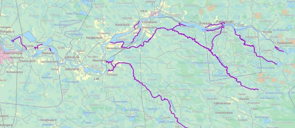 Suunnitelma Iijoelle Pienvesien tilan kartoitus ja tiedon hyödyntäminen vaelluskalojen palauttamisessa Iijoen valuma-alueella (Pienvesi-GIS) Jukka Jormola, Kati Häkkilä, Teemu Ulvi ja Mika Visuri