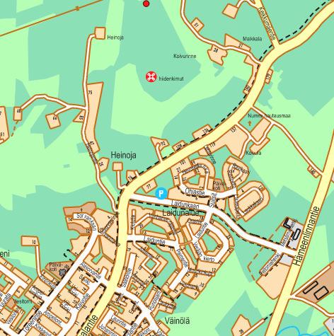 Sivu 2/6 Suunnittelualueen sijainti Asemakaava-alue koskee Raalantien ja Heinojan uoman välissä, Heinojantien varrella olevaa aluetta. Alueeseen kuuluu myös Raalantien maantiealuetta.