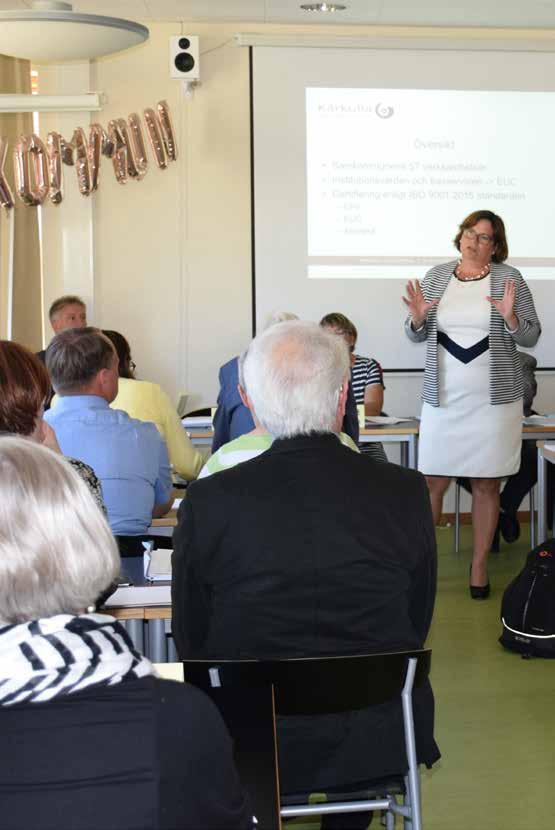 Hallinto LUOTTAMUSMIESORGANISAATIO VAALI- LAUTAKUNTA 5 jäsentä VALTUUSTO 45 edustajaa TARKAS- TUSLAUTA- KUNTA 5 jäsentä Valtuusto on kuntayhtymän korkein päättävä elin.