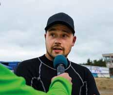 oni-pekka Rajala - Kouvola päättyi pettymykseen, kun A-finaalis lähti kumi vanteelta ensimmäisessä kurvis. Sitten siellä ylhäällä meni pitkäksi ja hammastanko hajosi.