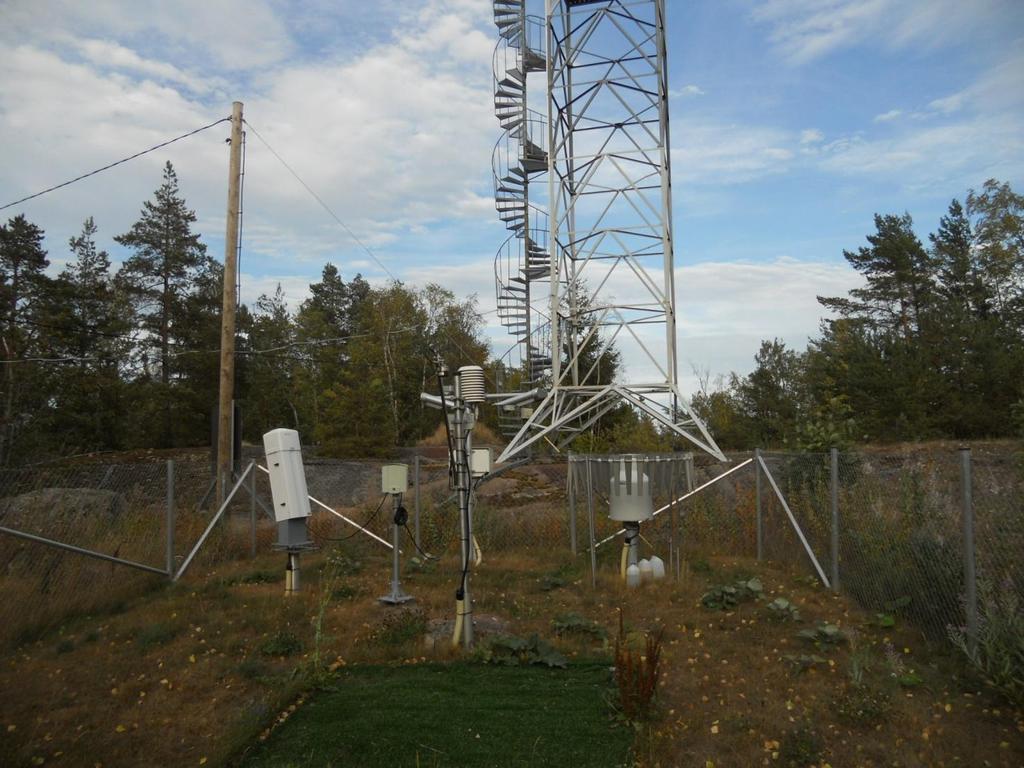 Kotka Rankki sääsema Sääasema oli ensimmäisenä tutustumiskohteena.