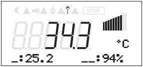 Asetukset Käyttötila 9.3.3 Automaattinen lämpötilan lasku Automaattinen lämpötilan laskumahdollisuus (Ohjearvoautomatiikka kesäaikaan) Laskuautom. Laskuautom. Automaattinen lämpötilan lasku OFF = autom.