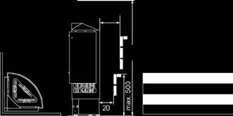 HEATER INSTALLATION The heater can be placed wherever in the sauna, but for safety and convenience, follow the minimum safety distances as provided below (See page 9).