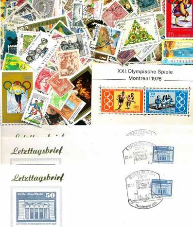 Noin 110 postimerkkiä N:o 47711 11 50 Länsi-Saksa - Erä