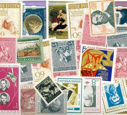 Sveitsi - Erä kaksoiskappaleita Noin 145 postimerkkiä ja 10