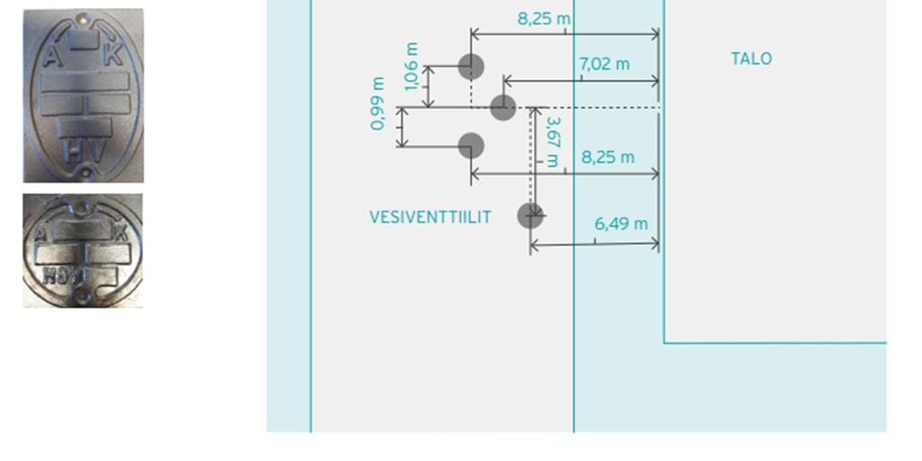 venttiiliä ja yksi