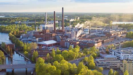 UPM Tervasaari Tervasaaren tehtaat sijaitsevat Valkeakosken kaupungin keskustassa Mallasveden ja Vanajaveden välisen kanavan alapuolella.