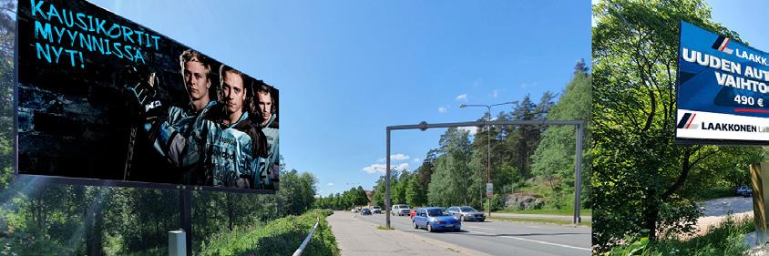 led-näytöt Digitaalinen ulkonäyttö on nykyaikainen ja monipuolinen mainospaikka.