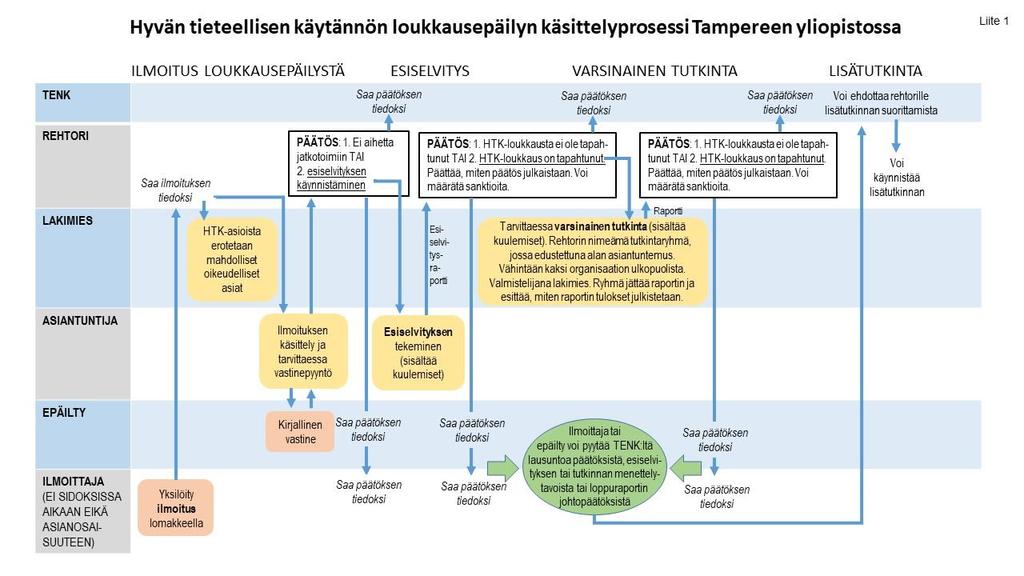 Ohje 16 Liite: Hyvän tieteellisen käytännön loukkausepäilyn