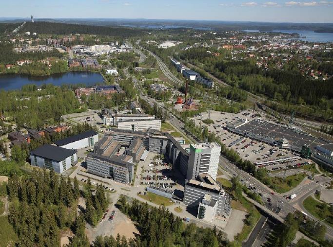 Technopolis Kuopio lyhyesti Noin 67 000 m2 toimisto-, erikois- ja koulutustiloja