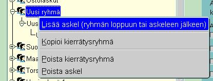 6(48) 3 Perusasetukset Ostolaskujen kierrätyksen perustiedot määritellään Kierrätysryhmät-rekisterissä (Ostot > Kierrätysryhmät).