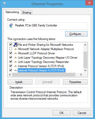 5. Napauta Internet Protocol Version 4(TCP/IPv4) (Internet-protokollaversio 4