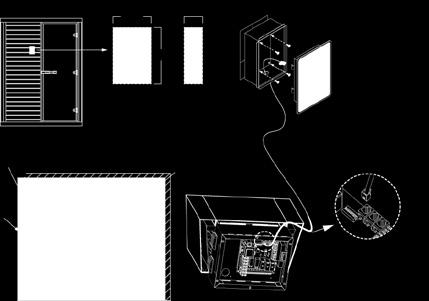 SENSOR Place the sensor over the heater. (See fig. 6) Do not place the sensors near the air ventilation. The closeness of the air vent cools down the sensor.