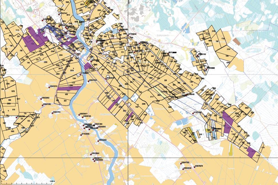 ESIMERKKI Karjatila peltoala 42 ha (+3,11 ha) Lohkojen lukumäärä (kpl) 18 6 Lohkokoko