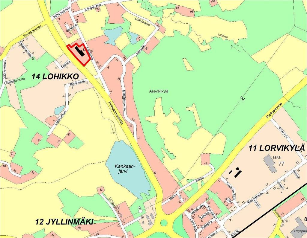 OSALLISTUMIS- JA ARVIOINTISUUNNITELMA (MRL 63 ) Ak 5204 KANKAANPÄÄN KAUPUNKI 28.5.2019 ASEMAKAAVAN MUUTOS Kankaanpään kaupungin 14.