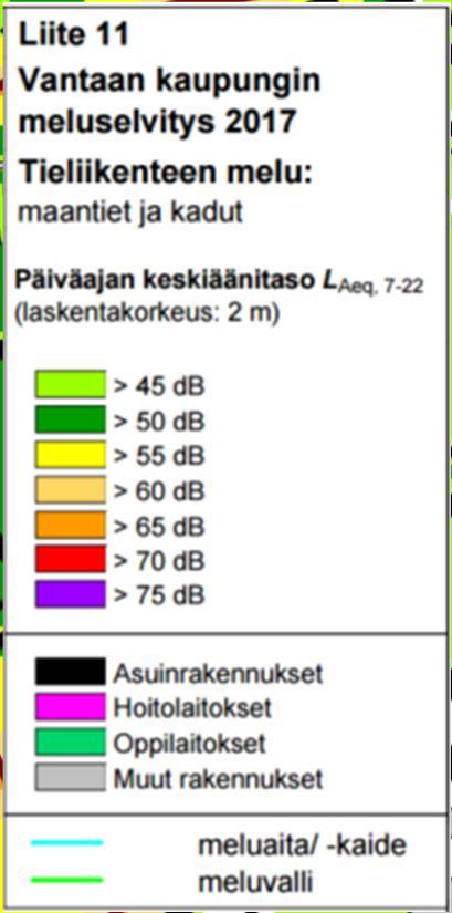 Keimolantien maantieliikenteen aiheuttama melutaso on hallittavissa rakennusten sijoittelulla, aidoilla ja rakenteellisella meluntorjunnalla.