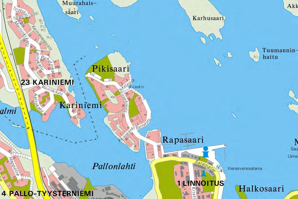 Tutkimusraportti 3 (9) Pikisaari alue 5, VL- ja et-alueet ENV15