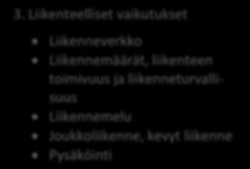 Vaikutusalue määritellään kunkin vaikutuksen kohdalla yksilöllisesti, sillä arvioitavat vaikutukset ovat luonteeltaan erilaisia.