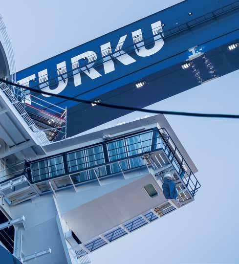 10 22 36 46 54 Meyer Turku Oy:n telakka on erikoistunut erittäin vaativien, innovatiivisten ja ympäristöystävällisten risteilyalusten, autolauttojen ja erikoisalusten rakentamiseen.