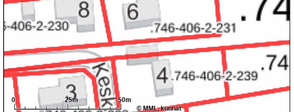 Tila muodostaa osan asemakaavan mukaisesta AO-tontista korttelissa 238. Kauppahinnaksi on neuvoteltu 1 100,00.