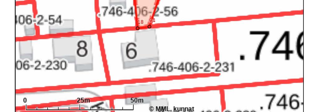 Tila muodostaa osan asemakaavan mukaisesta AO-tontista korttelissa 238. Kauppahinnaksi on neuvoteltu 16 500,00.