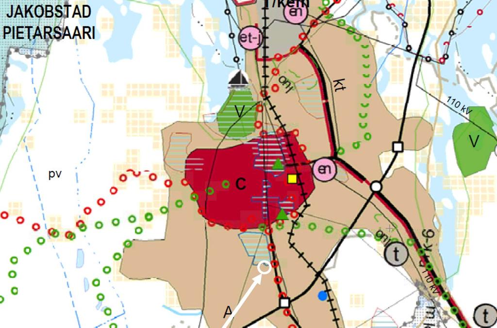 Sivu 9 / 16 LANDSKAPSPLANEN MAAKUNTAKAAVA Markanvändnings- och bygglagen 32 : Landskapsplanen skall tjäna till ledning när generalplaner och detaljplaner utarbetas och ändras samt när åtgärder annars