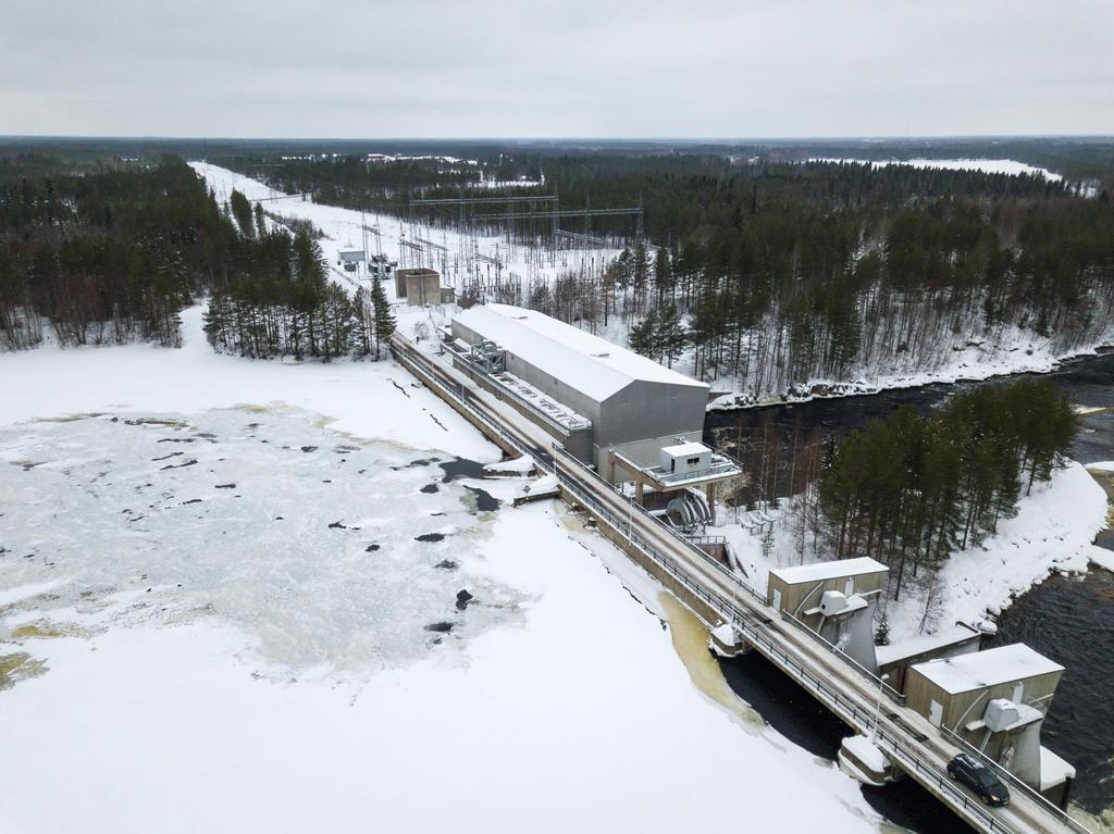 Kuvauspaikka 3. Utasen voimalaitos.