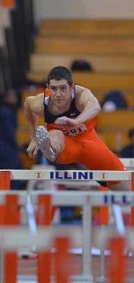 The Fighting Illini David Kendziera junior // Hurdles Mount Prospect, ill.