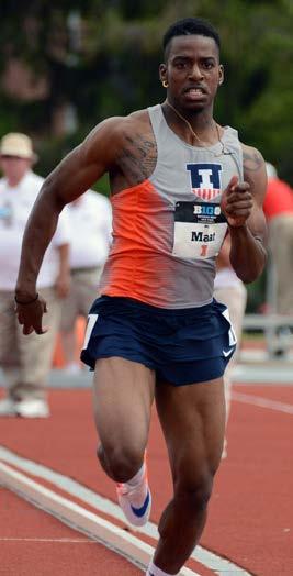 of the 4x100m relay team that finished seventh at NCAA Championships... Big Ten Champion as part of the 4x100m relay team... Qualified for the NCAA West Prelims in the 100m, placing 41st.