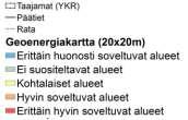 Maaperän paksuus vaikuttaa investointikustannuksiin, kun taas kivilajien lämmönjohtavuus on merkittävin kivilajien ominaisuuksista, joka vaikuttaa geoenergian hyödynnettävyyteen.