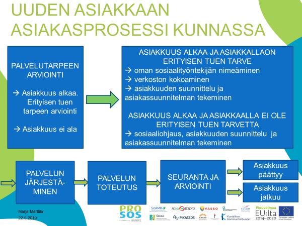 sosiaalityön ja sosiaaliohjauksen tehtäväalueiden avaamiselle sekä sosiaalitoimen palveluiden sisältöjen kuvaamiselle.