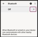 4 Kosketa [WI-C200] tai [WI-C310]. Kuulet ääniopastuksen Bluetooth connected (Bluetooth yhdistetty). Vihje Yllä oleva menetelmä on esimerkki.