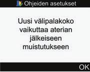 Jos haluat asettaa vs-testin muistutukset, valitse Kyllä ja siirry seuraavaan vaiheeseen.