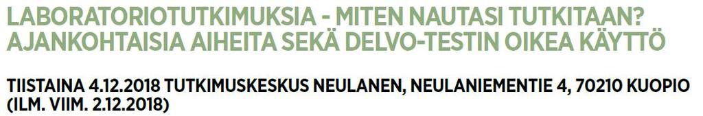 Tulokset kronologisessa järjestyksessä 8) Ylimääräinen