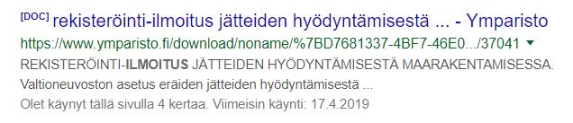 ILMOITUSMENETTELY Lomake 6032 löytyy helposti googlesta esim.