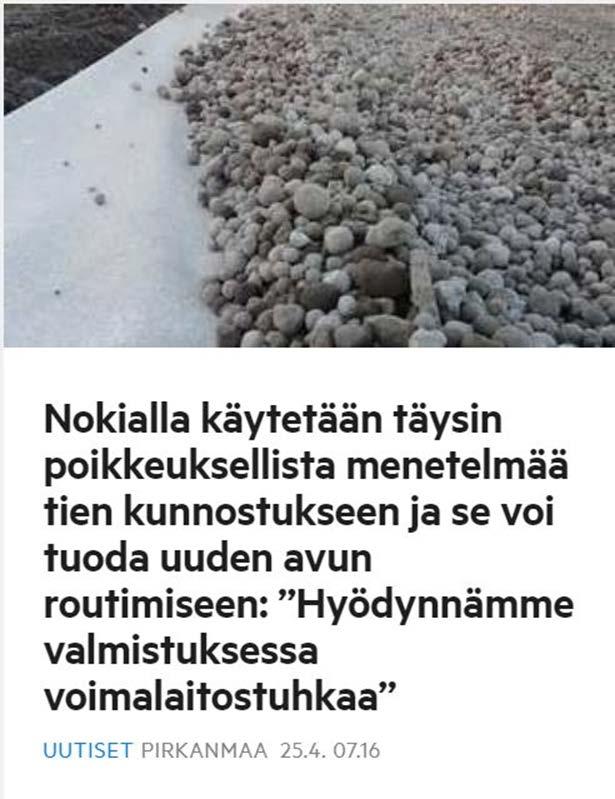 VOIDAAN HYÖDYNTÄÄ MARA-ASETUKSELLA VÄYLÄT: Esim. Pajulahdentie/ Pir. ELY-keskus KENTÄT: Esim.