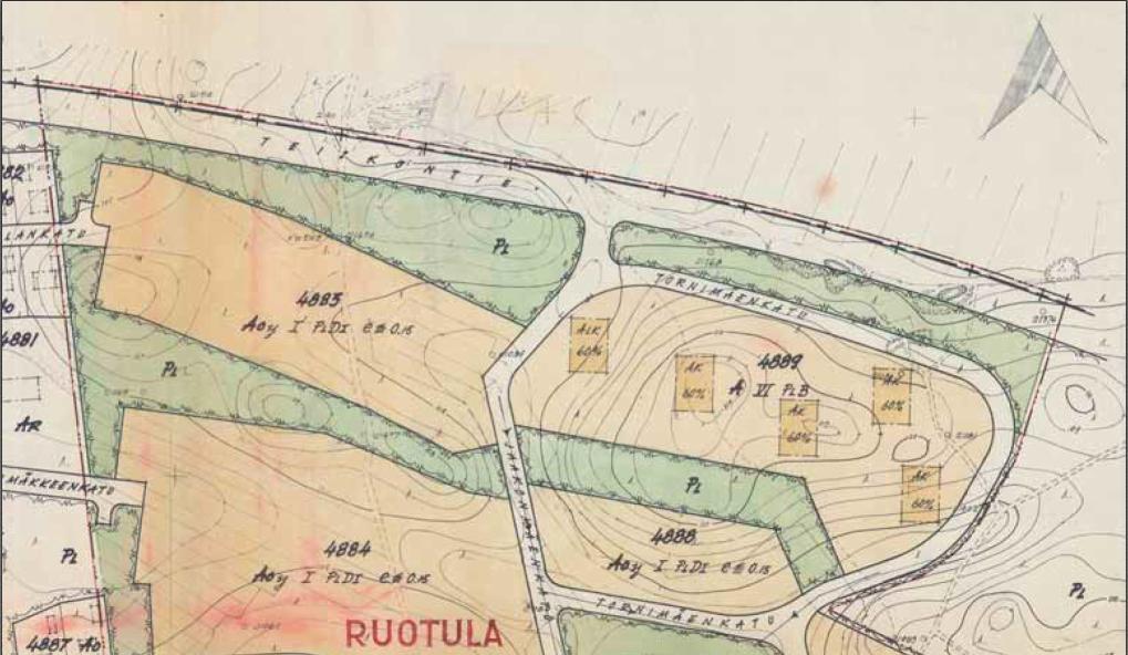 LIITTYMINEN ALUEESEEN JA RUOTULAN HISTORIA ASEMAKAAVOITUS Ruotulan kaupunginosa sijaitsee Tampereen itäpuolella ja syntyi jatkona Kissanmaan alueelle.