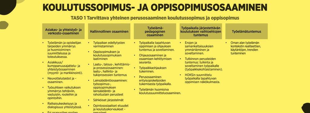 Mitä osaamistasot tarkoittavat?