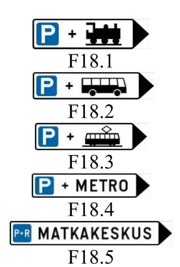 Liite ei sisällä enää perinteistä sinipohjaista pysäkkimerkkiä, vaan keltapohjaisella merkillä E6 Linja-autopysäkki (kuva 9) osoitetaan paikka linja-autoon nousemiseen ja siitä poistumiseen.