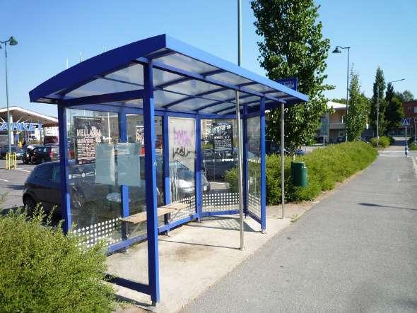 Korkeatasoinen, katoksellinen pyöräteline (10-20 paikkaa) 7 500 9 000 Pysäkkialueen korottaminen 3 000 5 000 Uusi lasinen pysäkkikatos 4 500 6 000