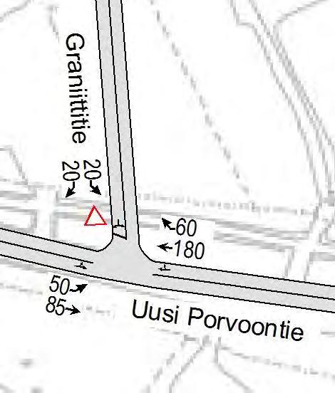 ja Graniittitiehen (uva: Synchro). Kuva.