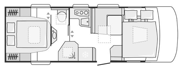 Kaikkien osasten täytyy olla oikealla paikallaan. 2 5 3 1 6 3 4 1 ASUMINEN Nykyaikainen sisäpuolen design ja laaja valikoima pohjaratkaisuja.