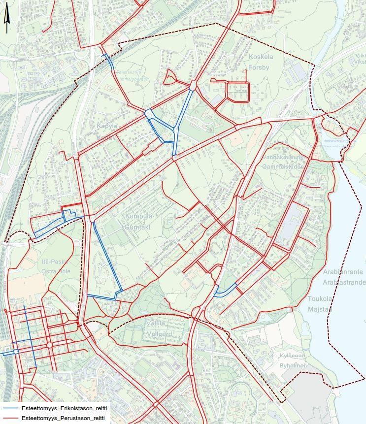 3/10 Myös liikenteen näkemäalueet ja pelastusreitit pidetään vapaina, samoin hulevesijärjestelyiden takia vapaina pidettävät alueet.