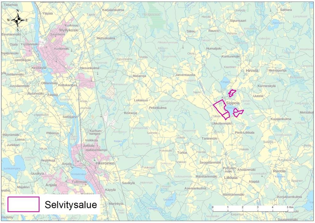 1. JOHDANTO Ramboll Finland Oy on laatinut Senaatti-kiinteistön toimeksiantona n Sippolan koulukodin metsäalueille.