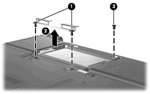 11. Irrota kiintolevyn ruuvi (3). 12.