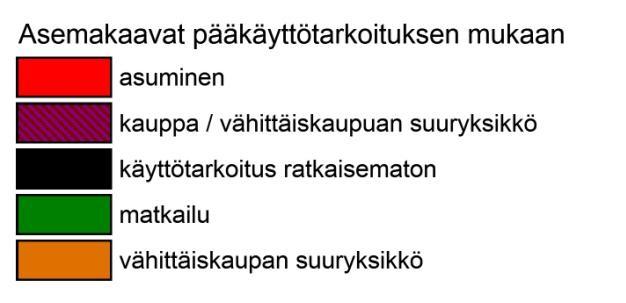 Lampelankatu-Hallitie-Teollisuustie alue K / M x / - 0 Janne Anttila Kaupunginhallitus Merkittävät matkailua koskevat kaavat: 3.