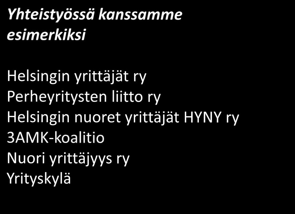 Yrittäjyyden osaamisalueryhmä: Tarja Römer-Paakkanen,