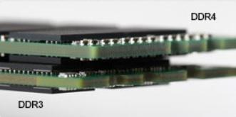 Kuva 2. Paksuusero Kaareva reuna DDR4-moduulien kaareva reuna helpottaa moduulien asennusta ja vähentää piirilevyyn kohdistuvaa voimaa asennuksen aikana. Kuva 3.