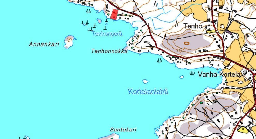 Tontilla on myös mitä ilmeisimmin 1950 60-luvulla valmistunut rankorakenteinen ja satulakattoinen rantasauna. Kiinteistö on nykyään ilmeisesti loma-asuntona.